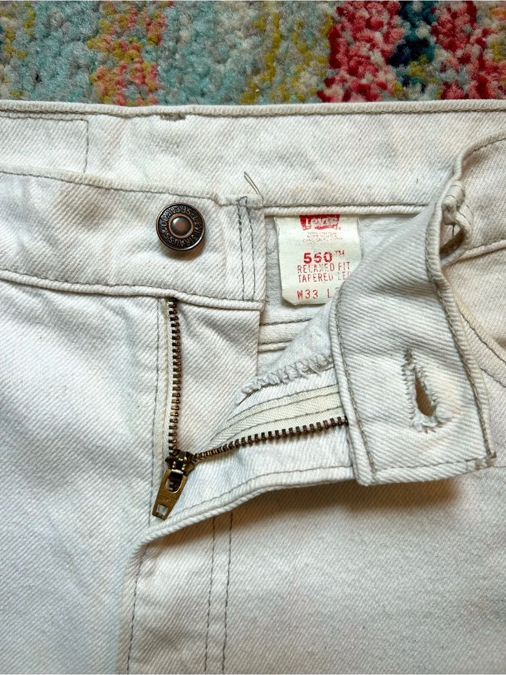 Levis tag size